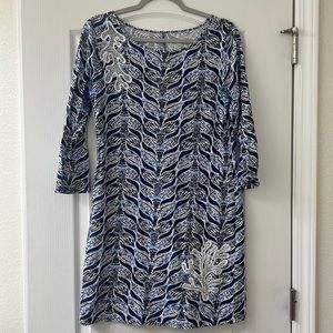 Lilly Pulitzer Marlowe Dress “a mermaid's tail” Women’s size M VGUC